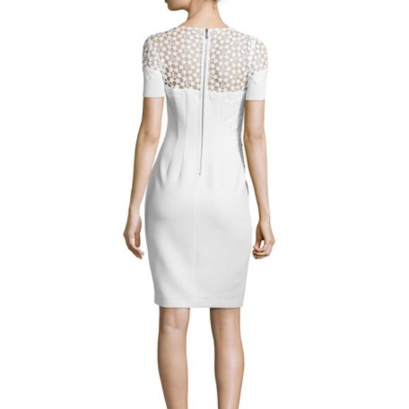 Elie Tahari Wedding Reception Lace Sheath Dress - Picture 2 of 5